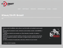 Tablet Screenshot of driftdobrasil.com.br